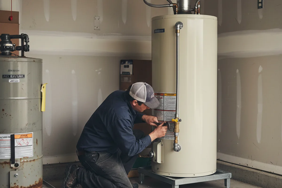 Water heater and shutoff valve replacement in Manzanola